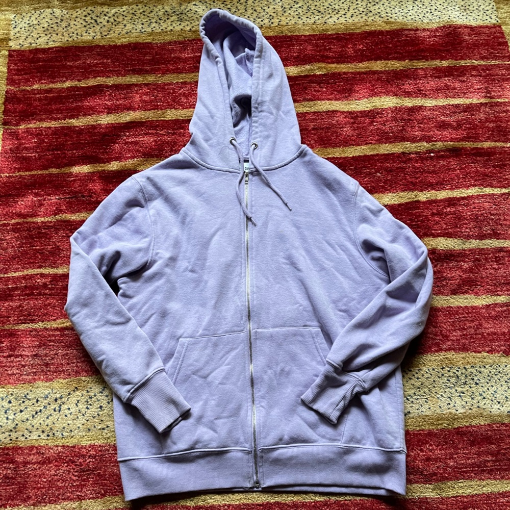 Zip oversize hoodie